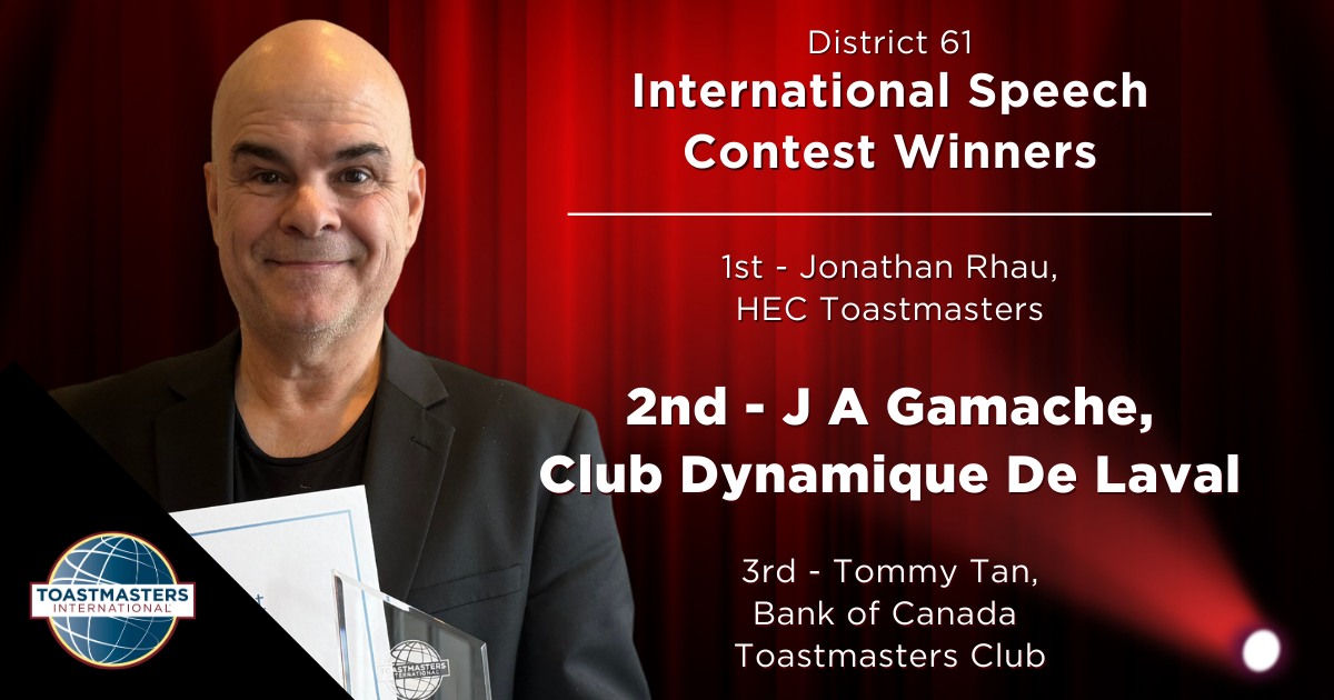 JA Gamache avec son trophée
